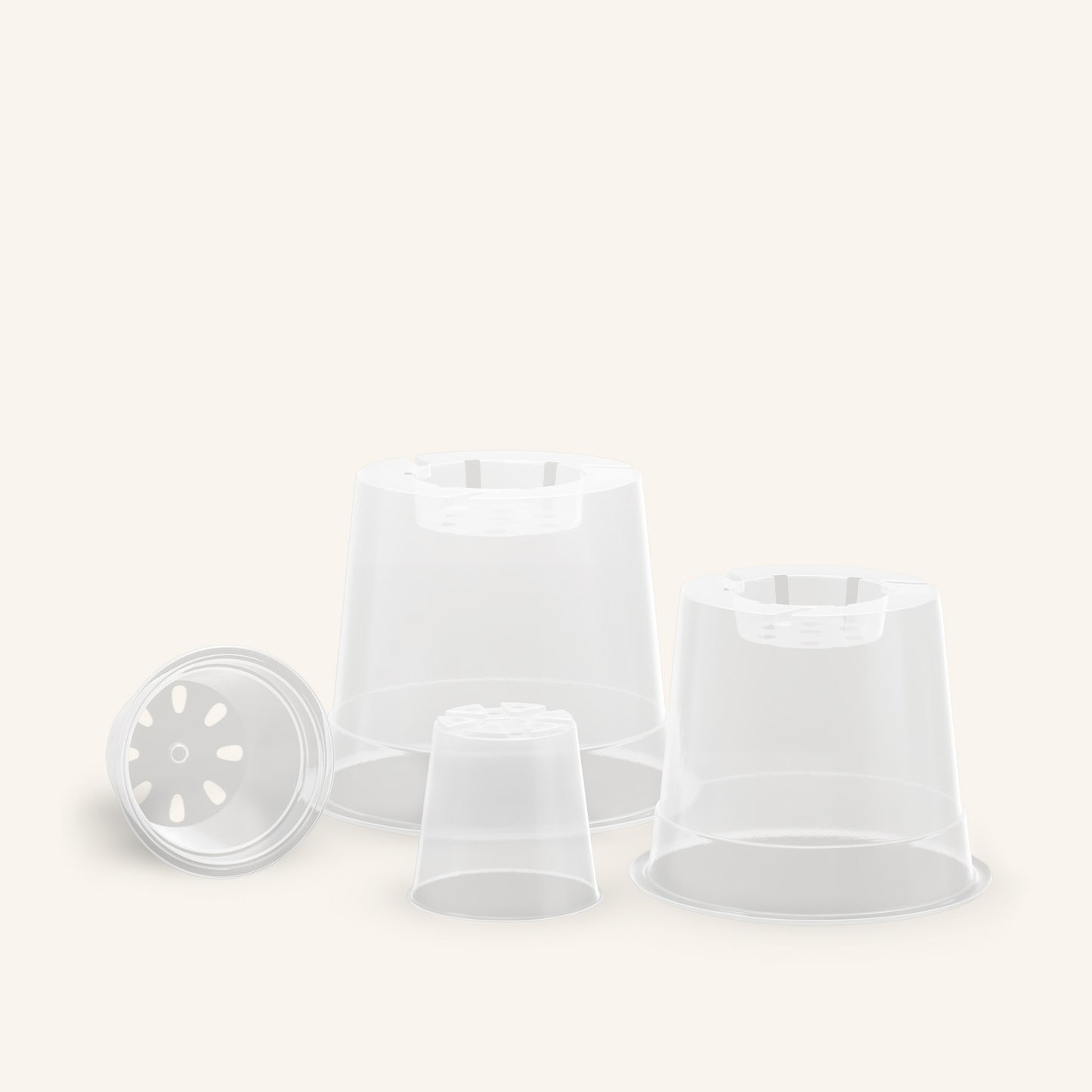 Clear Orchid Plant Pots