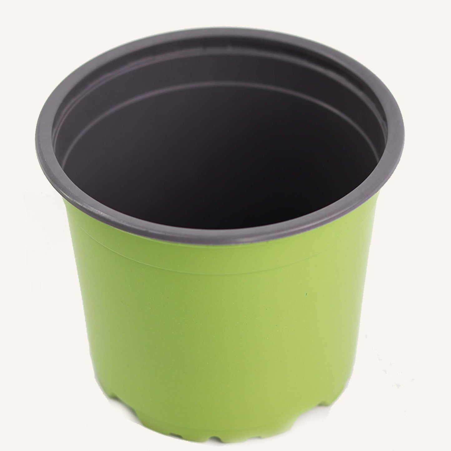 Green nursery pot